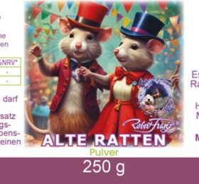 Alte Ratten Pulver 250g