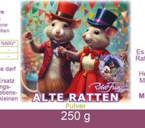 Alte Ratten Pulver 250g